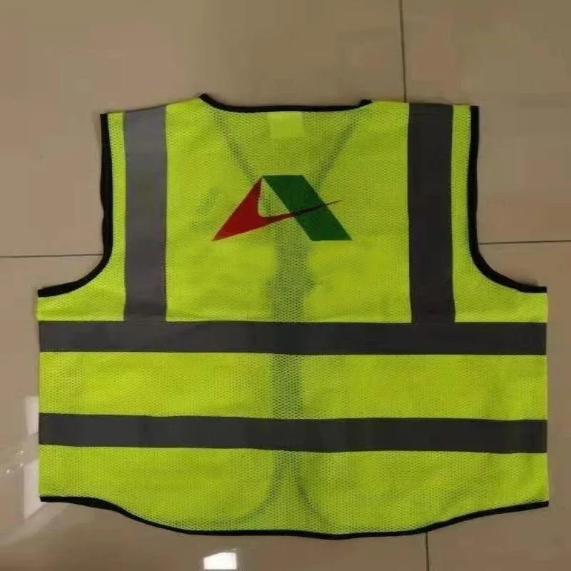 6 Pieces Reflective Vest Mesh Reflective Vest for Outdoor Works, Cycling, Jogging
