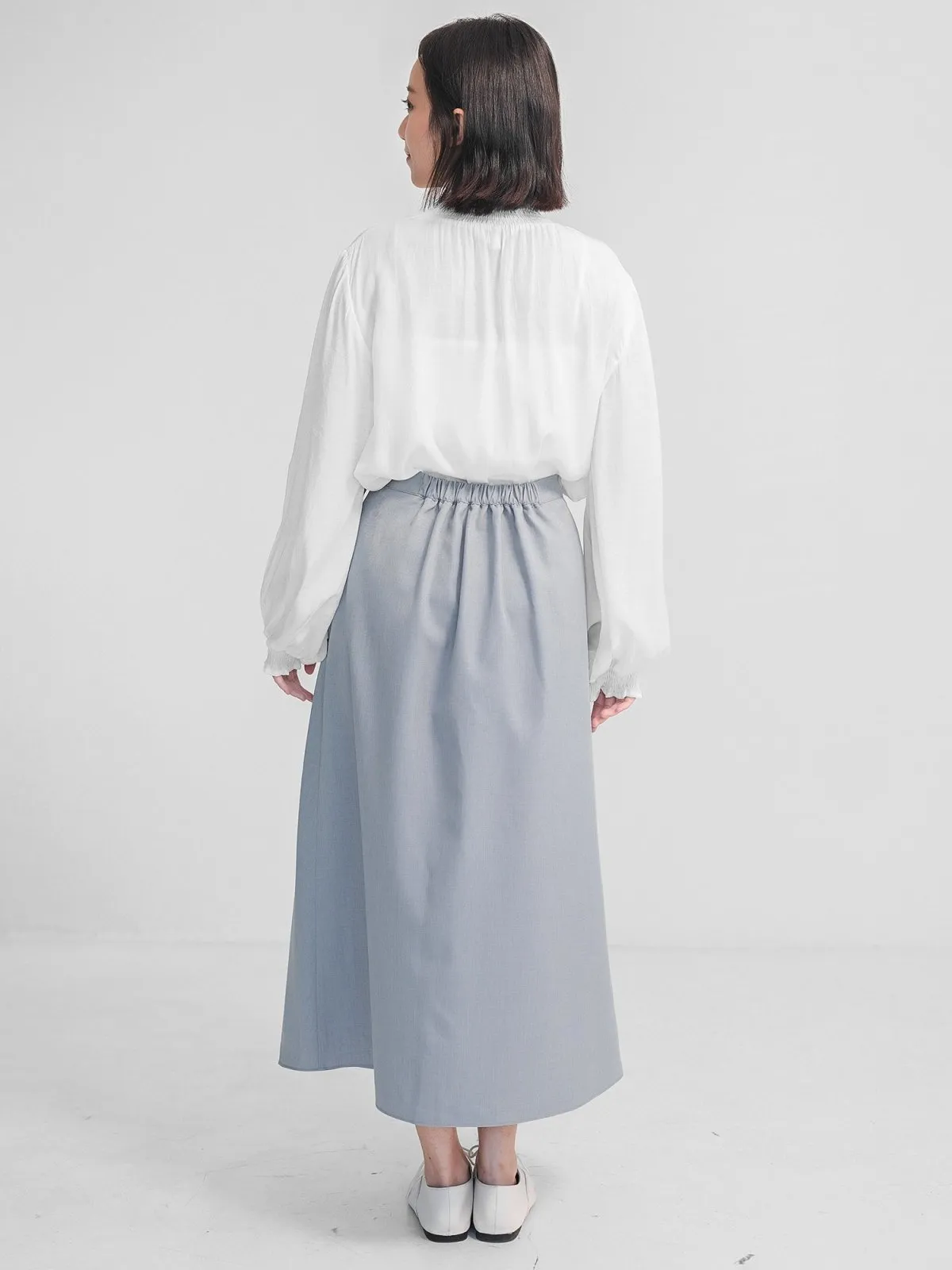 Abigail Shirred Puff Sleeve Top