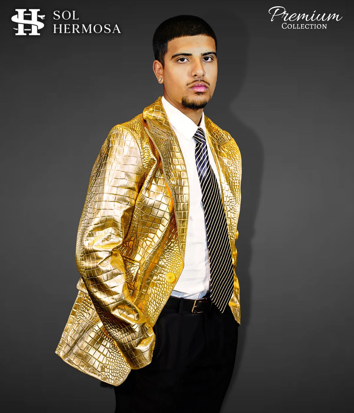 Men's Genuine Leather Blazer - Fernandez