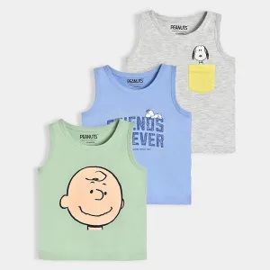 Peanuts™ Snoopy Lycra Vest Pack of 3