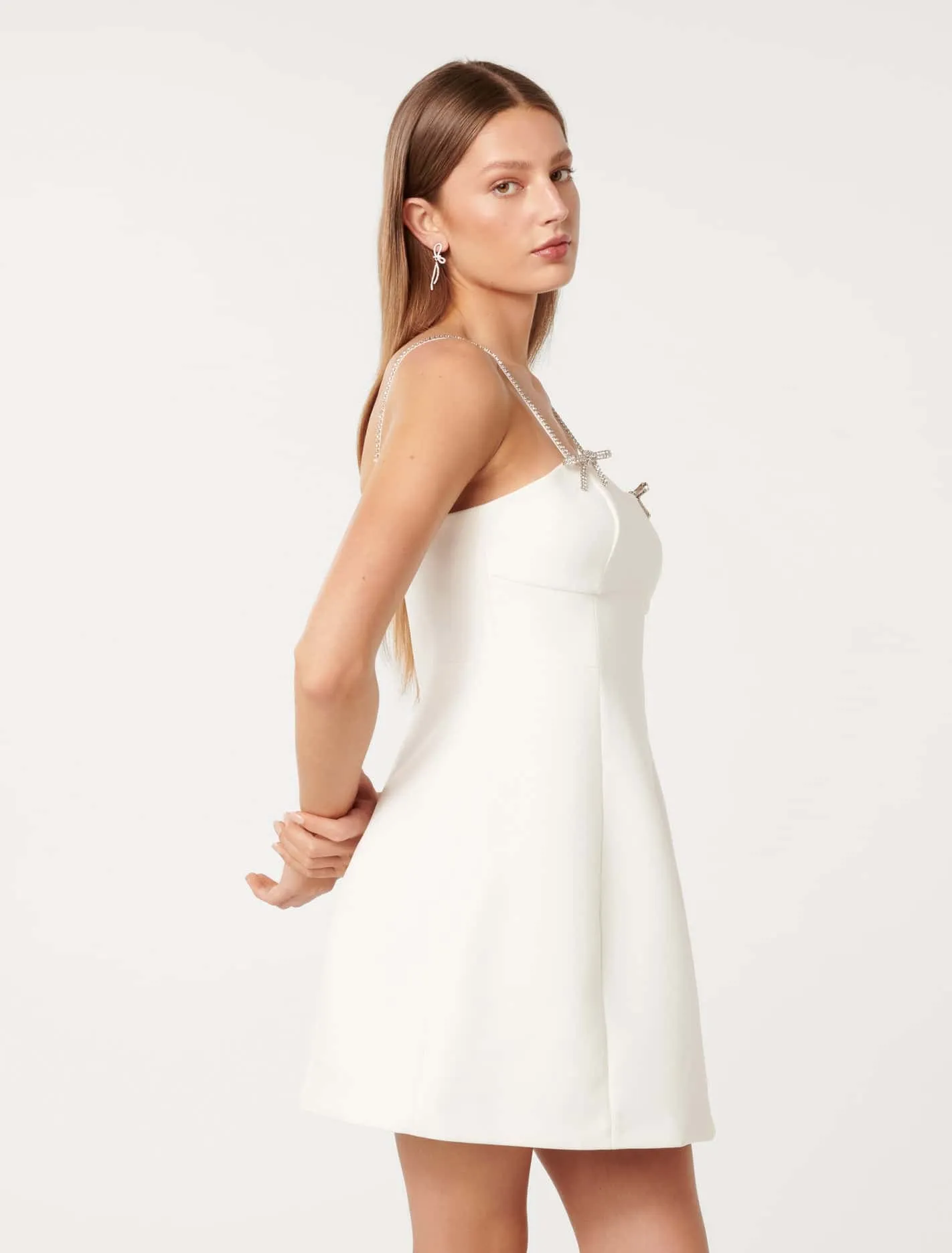 Posie Embellished Trim Mini Dress