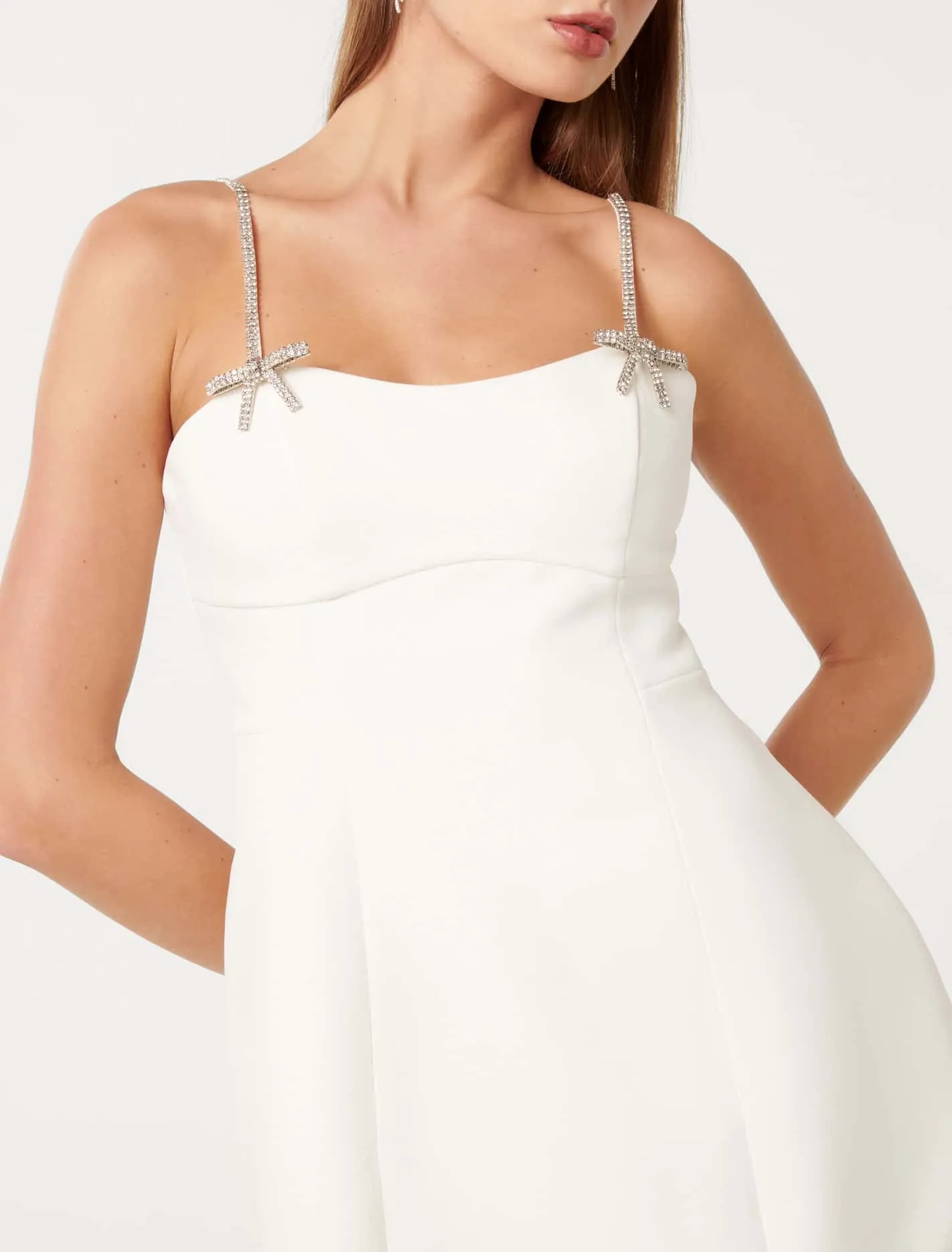 Posie Embellished Trim Mini Dress