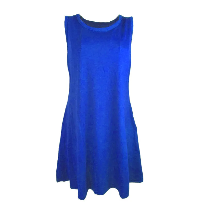 Sleeveless Pocket Tank Top Dress Hot Selling Women Pocket Dress