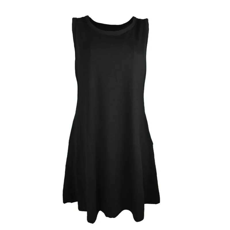 Sleeveless Pocket Tank Top Dress Hot Selling Women Pocket Dress