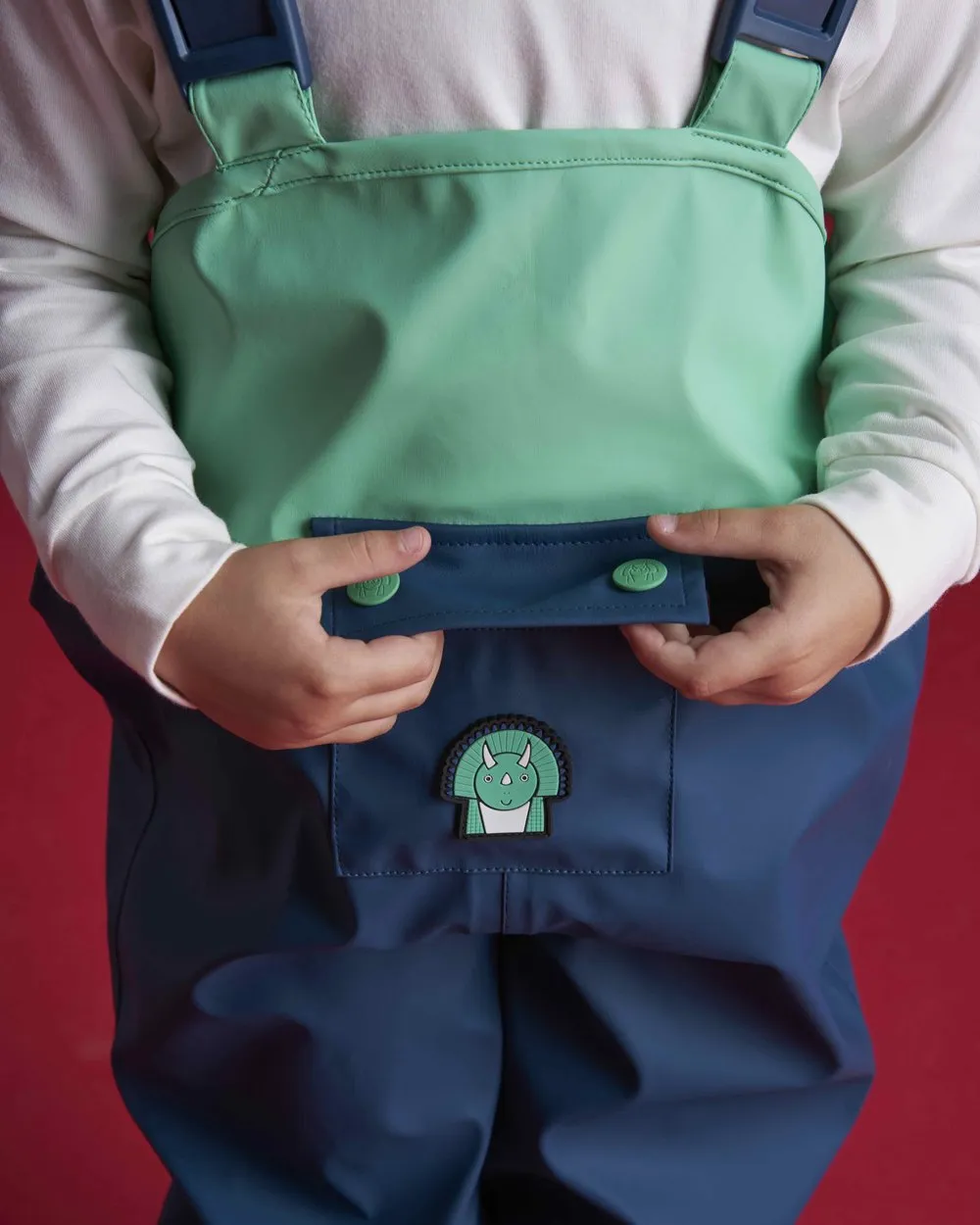 Spike the Dinosaur - Kids Waterproof Trousers