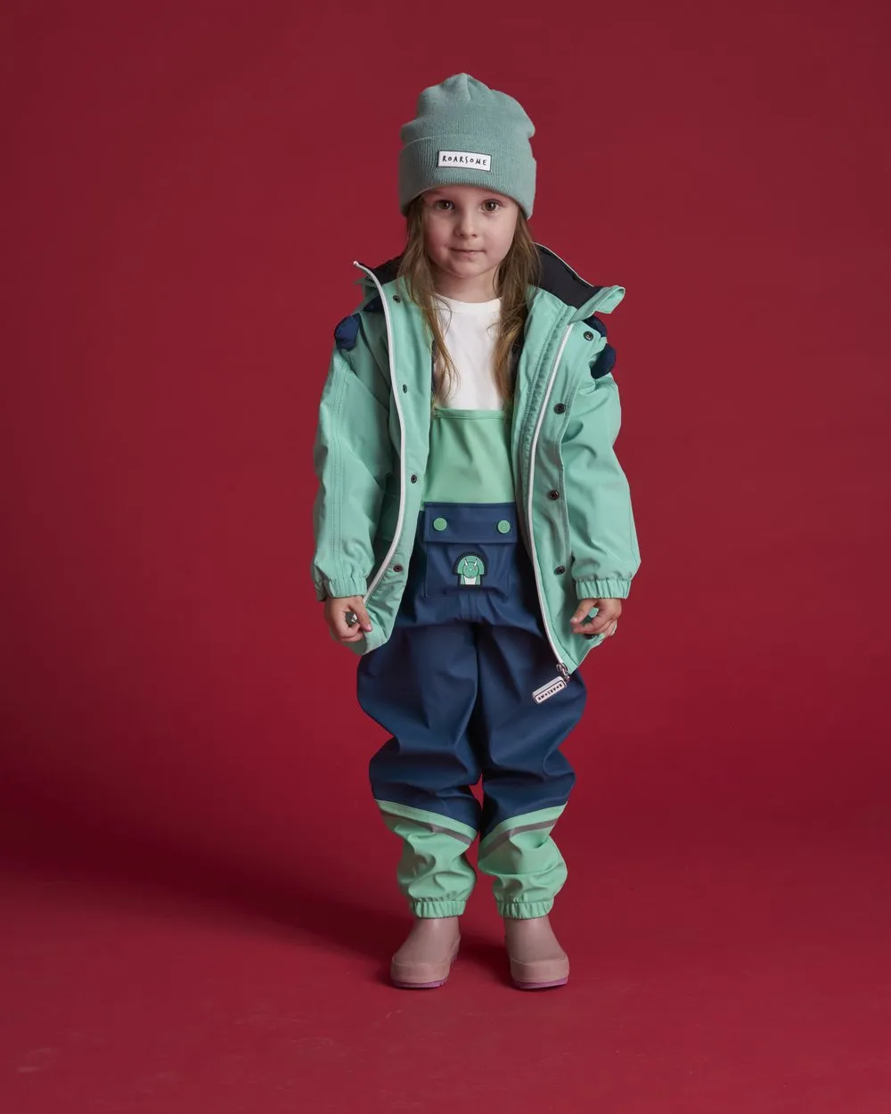 Spike the Dinosaur - Kids Waterproof Trousers