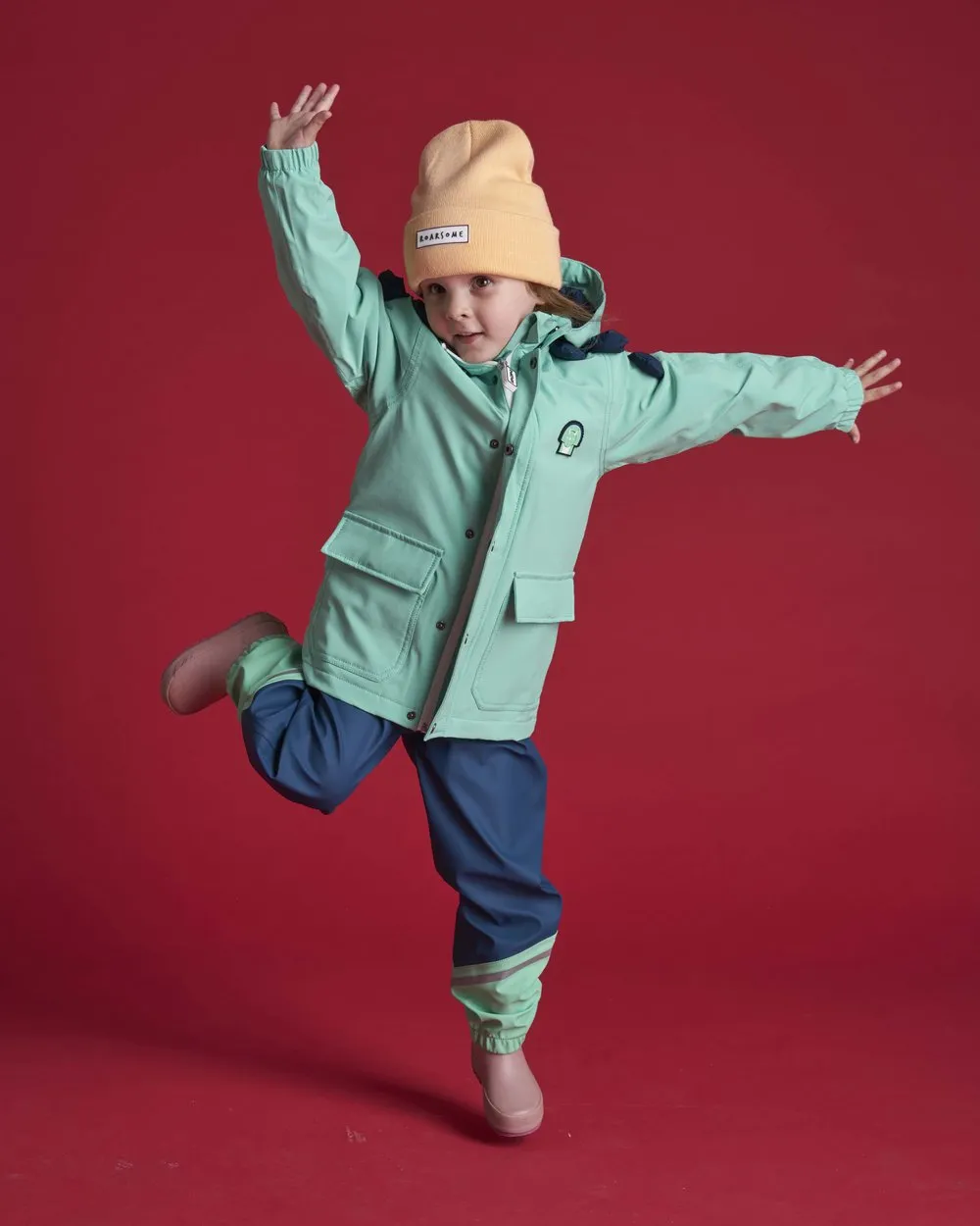 Spike the Dinosaur - Kids Waterproof Trousers
